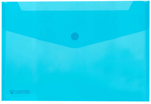envelopmap 24 x 36,5 cm A4 blauw