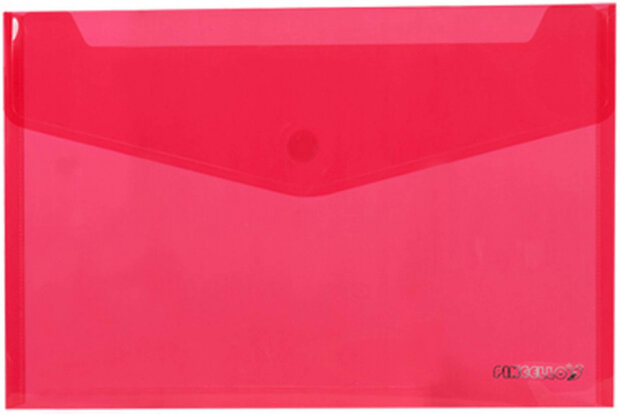 envelopmap 24 x 36,5 cm A4 rood