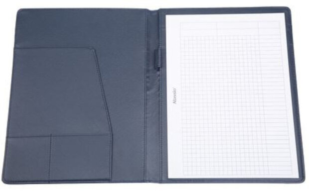 schrijfmap Balocco 31,5 x 25 cm A4 polykatoen blauw