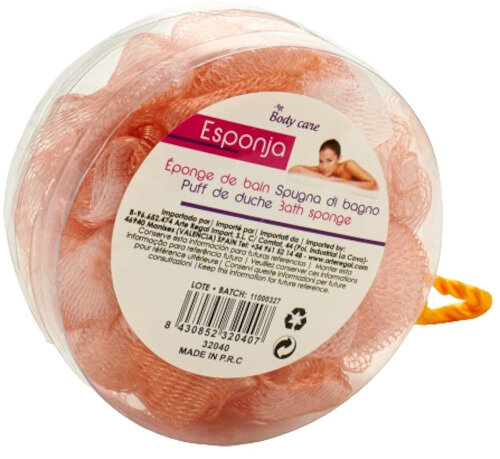 badspons 10 cm PVC roze