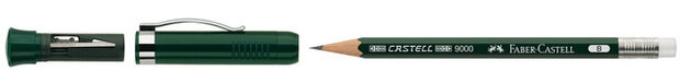 potlood Perfect Pencil 9000 B donkergroen 2-delig