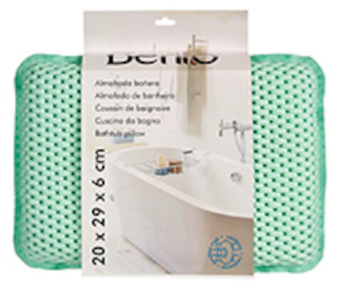 badkussen antislip 29 x 20 x 6 cm PVC groen
