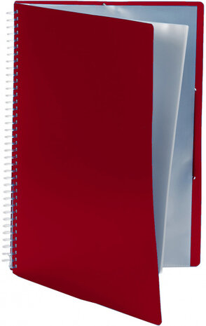 porfoliomap 25 x 33,5 cm A4 rood
