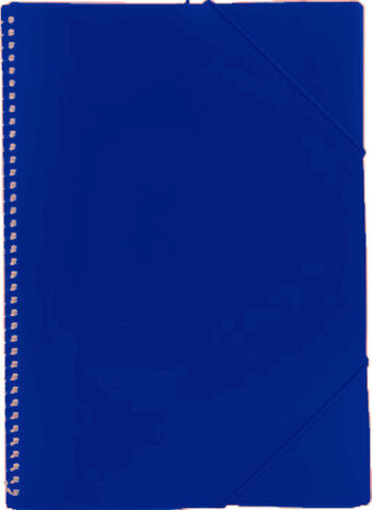 porfoliomap 25 x 33,5 cm A4 blauw