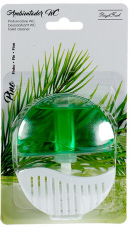 toiletreiniger 55 ml 10 x 18 cm groen/wit