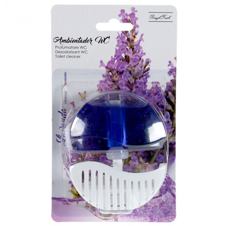 toiletreiniger lavendel 55 ml 10 x 18 cm paars/wit