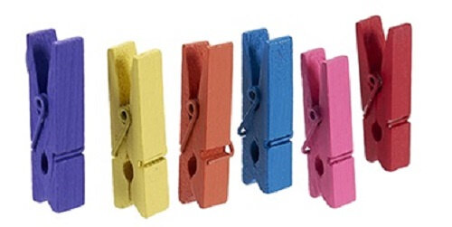 wasknijpers 9,5 x 13 cm hout 35 stuks