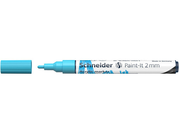 acrylmarker Paint-it pastel 310 2 mm 15 cm blauw