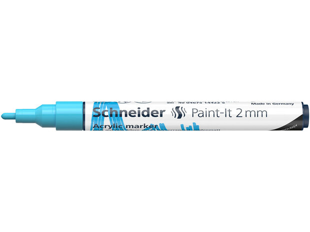 acrylmarker Paint-it pastel 310 2 mm 15 cm blauw