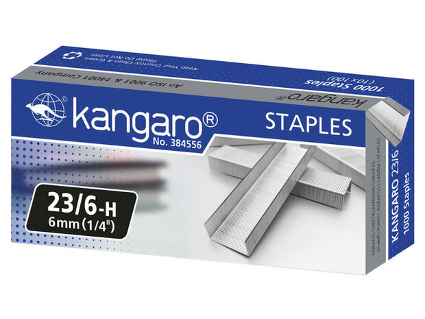 nietjes 23/6-H 6mm RVS zilver 1000 stuks