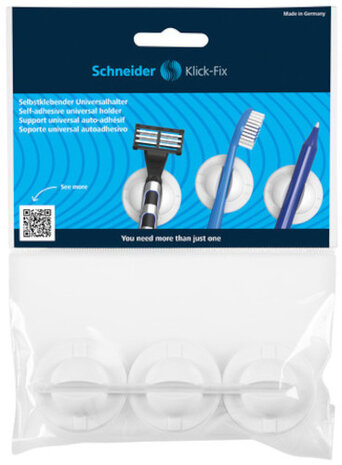 ophangsysteem Klick-Fix wit 3 stuks