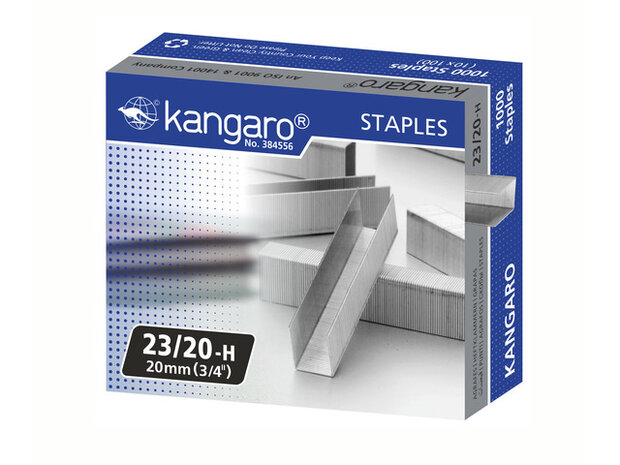 nietjes 23/20-H 20mm RVS zilver 1000 stuks