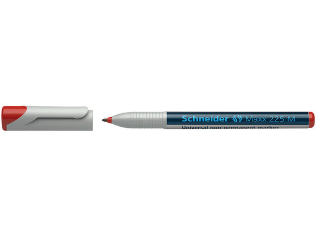non-permanentmarker Maxx 225M 1 mm 12 cm rood