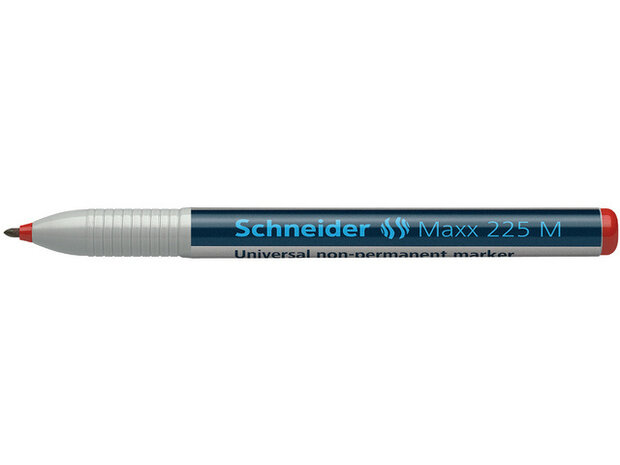 non-permanentmarker Maxx 225M 1 mm 12 cm rood