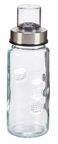 dispenser 230 ml glas/staal transparant