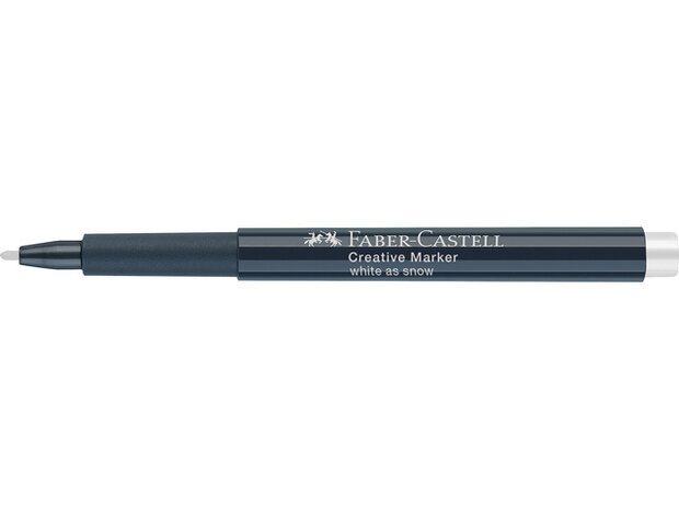 decoratie marker White as snow 1,5 mm wit