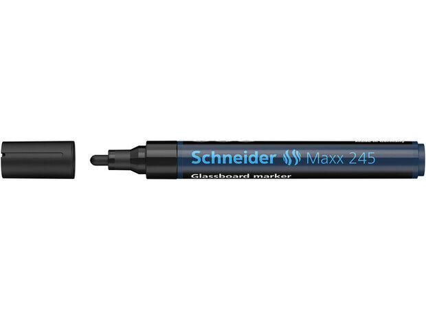 glasbordmarker Maxx 245 2-3 mm 12 cm zwart