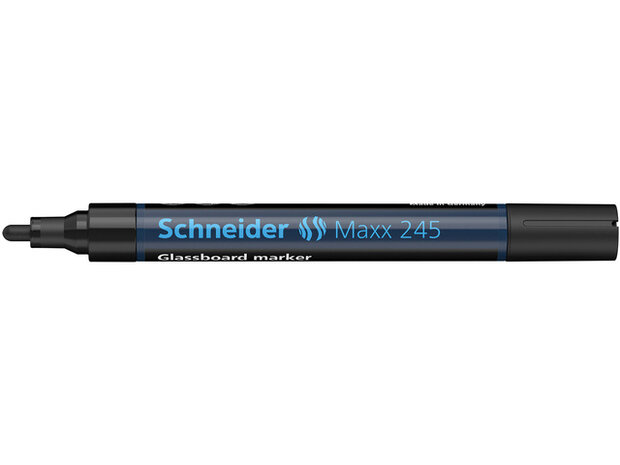 glasbordmarker Maxx 245 2-3 mm 12 cm zwart