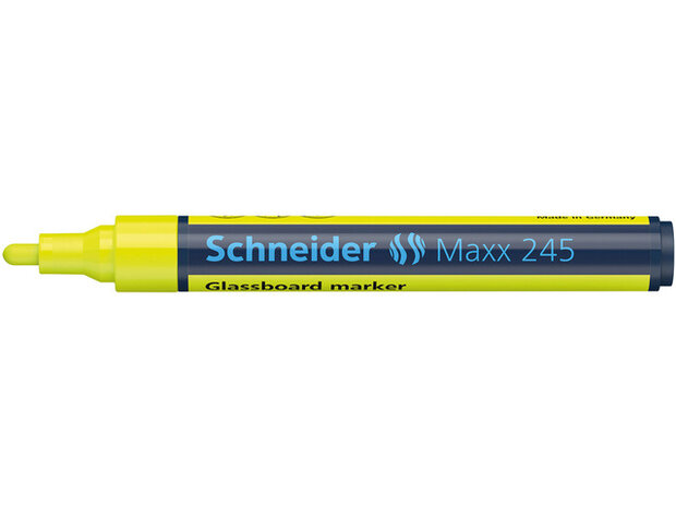 glasbordmarker Maxx 245 2-3 mm 12 cm geel