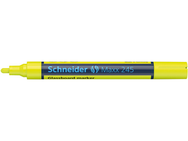 glasbordmarker Maxx 245 2-3 mm 12 cm geel