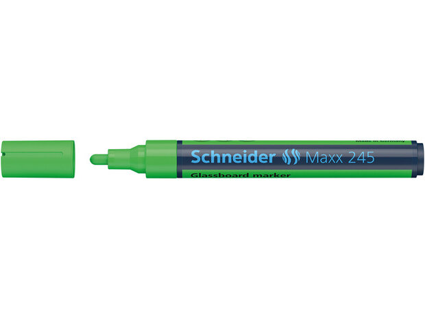 glasbordmarkerset Maxx 245 2-3 mm 12 cm 4-delig