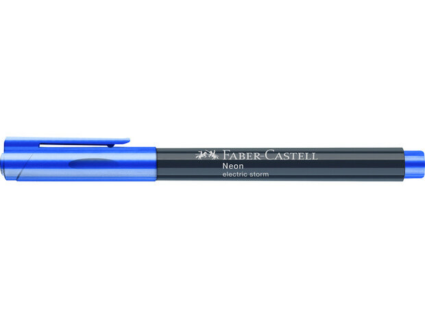 marker Neon Electric storm 1,5 mm 14 cm blauw