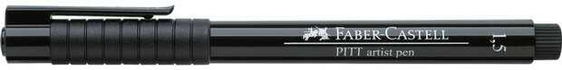 tekenstift Pitt Artist 1,5 mm 199 zwart