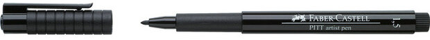 tekenstift Pitt Artist 1,5 mm 199 zwart