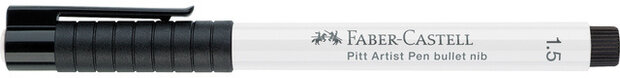tekenstift Pitt Artist 1,5 mm 101 wit