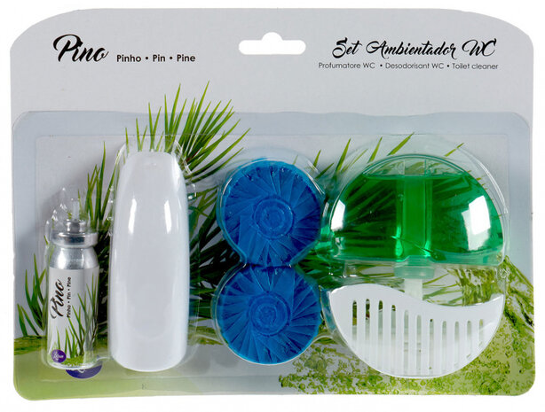 luchtverfrisser badkamer pijnboom groen/wit