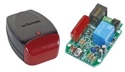 telefoon bel-detector relais 80 x 55 x 35 mm rood