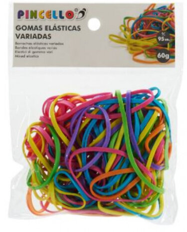 elastieken 16 x 12 x 1 cm rubber 95 stuks
