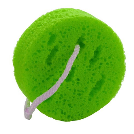 badspons 11 x 4 cm viscose groen