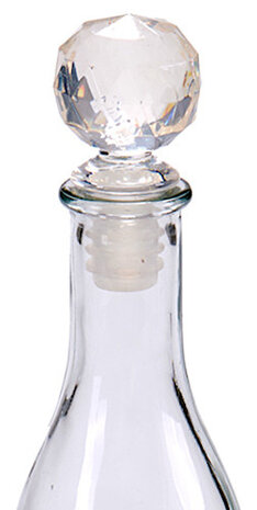flesstopper bal 3,5 cm transparant