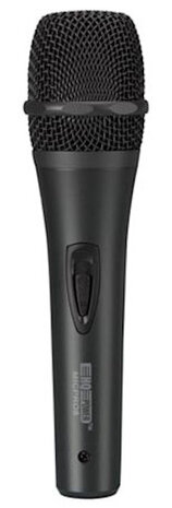 microfoon dynamisch 24,5 x 7 cm zwart