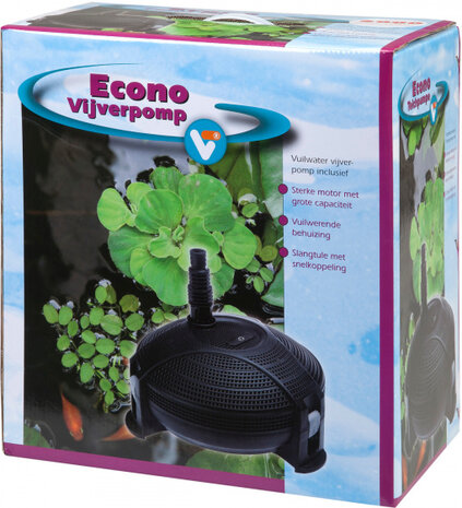 vuilwaterpomp vijver Econo VT 5000 4900 l/u zwart