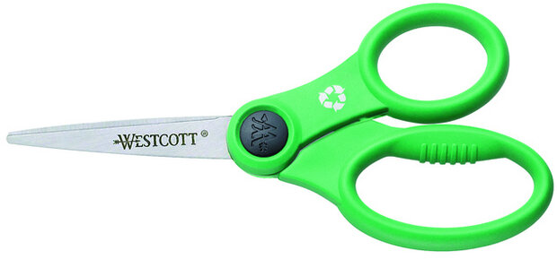 kantoorschaar microban KleenEarth 13 cm RVS groen