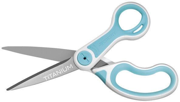 stofschaar Carbo Nitride 20,4 cm titanium blauw/wit