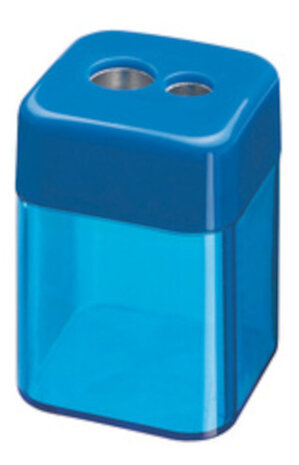 puntenslijper dubbel 8 mm 5 cm staal blauw