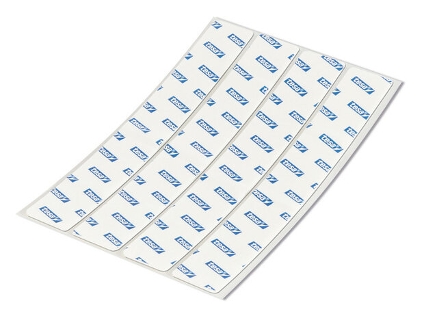 plakstrips voor wandtegels akoestiek 18 cm wit 4 stuks