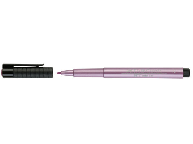tekenstift Pitt Artist 1,5 mm metallic roze