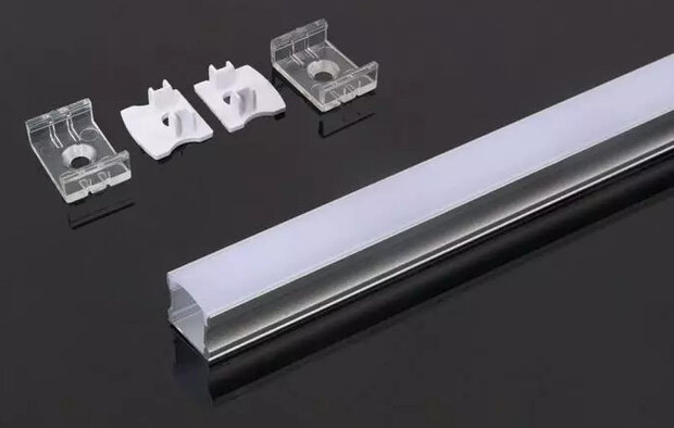 montagekit VT-8110 led 17,2 x 14,5 cm aluminium zilver