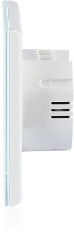 deurbel VT-5411 5 tot 500W 8,6 cm polycarbonaat/glas wit