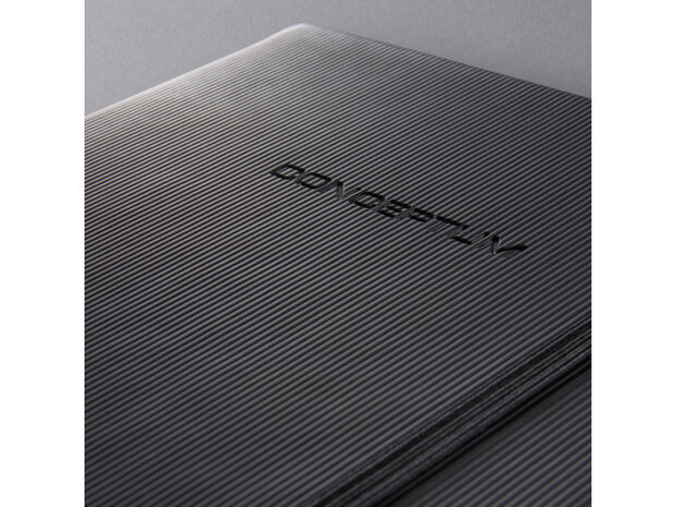 notitieboek Conceptum Pure A4 gelinieerd hardcover zwart