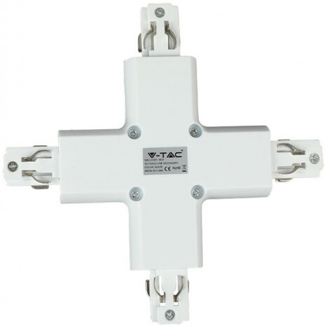 kruisconnector rails X4 IP20 wit
