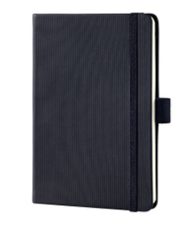 notitieboek Conceptum A6 gelinieerd hardcover zwart