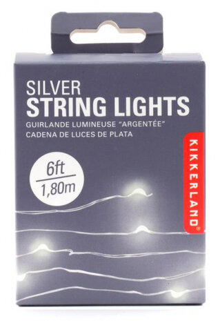lichtsnoer led 182 cm koper zilver wit
