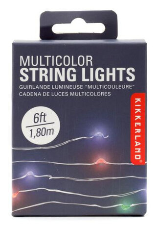 lichtsnoer led 182 cm koper zilver