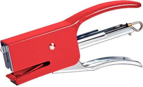 niettang 17 x 2 x 9,5 cm zilver/rood