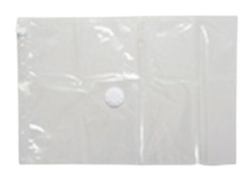 opbergzak vacu&uuml;m 70 x 100 cm transparant rozen